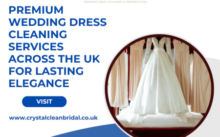 Premium Wedding Dress Cleaning Services Across the UK for Lasting Elegance