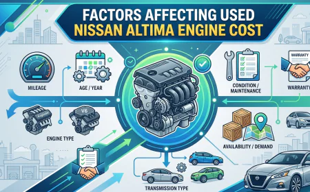 Factors Affecting Used Nissan Altima Engine Cost