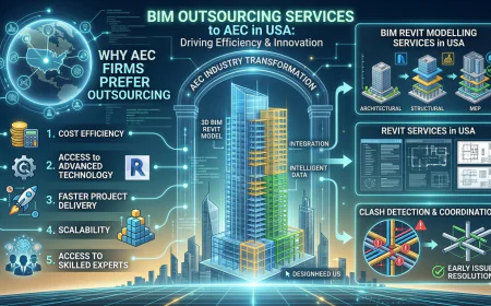 BIM Outsourcing Services to AEC in USA: Driving Efficiency & Innovation