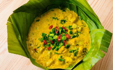 Authentic Fish Amok with Traditional Khmer Spices