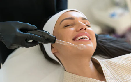 What role does Hrafacial play in skin cleansing?