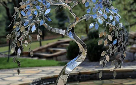 Forever Trees Garden Sculpture NZ | Metal Tree Art | Custom Steel Designs