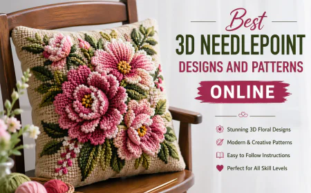 Where to Find the Best 3D Needlepoint Designs and Patterns Online
