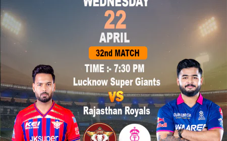 Live updates & 24/7 support for Lucknow Super Giants vs Rajasthan Royals—your ultimate IPL experience!