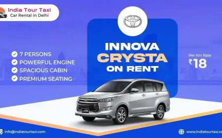 The Ultimate Guide to Booking a Premium Innova Taxi in Delhi: Comfort, Reliability, and Safety