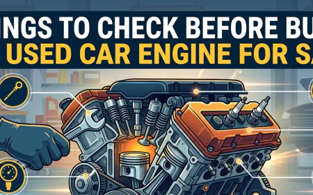 Things to Check Before Buying a Used Car Engine for Sale