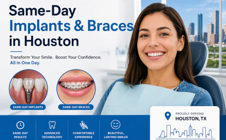 Smile in a Day: Transform Your Confidence with Same-Day Implants & Braces in Houston