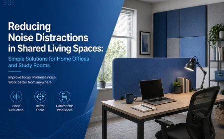Reducing Noise Distractions in Shared Living Spaces: Simple Solutions for Home Offices and Study Rooms