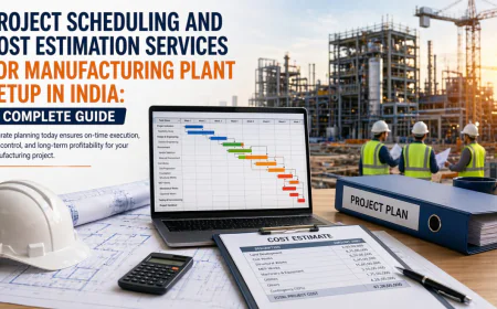 Project Scheduling and Cost Estimation Services for Manufacturing Plant Setup in India: A Complete Guide