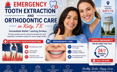 Fast Relief & Perfect Alignment: Emergency Tooth Extraction and Orthodontic Care in Katy, TX