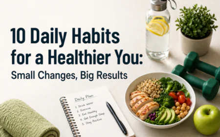 10 Daily Habits for a Healthier You: Small Changes, Big Results