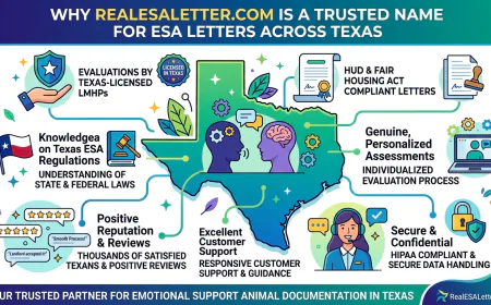 Why RealESALetter.com Has Become a Trusted Name for ESA Letters Across Texas