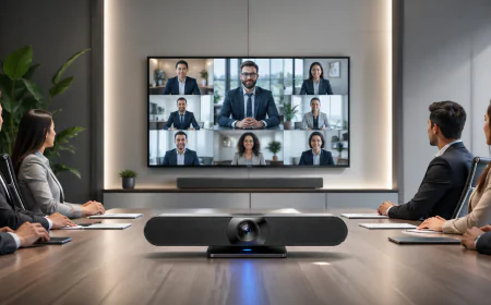 Upgrade Your Meetings with an All-in-One Video Conference Camera with Mic and Speaker