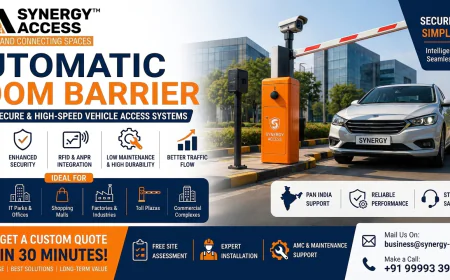 Automatic Boom Barrier Manufacturer in India | Smart Access by Synergy Access