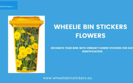 Why Wheelie Bin Stickers Flowers Are Perfect for Brightening Outdoor Spaces