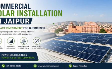 Commercial Solar Installation in Jaipur – A Smart Investment for Businesses