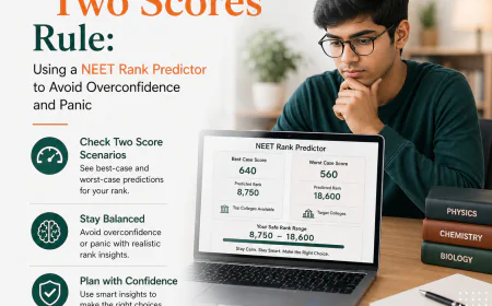 The “Two Scores” Rule: Using a NEET Rank Predictor to Avoid Overconfidence and Panic