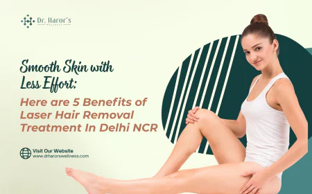 Smooth Skin with Less Effort: Here are 5 Benefits of Laser Hair Removal Treatment In Delhi NCR