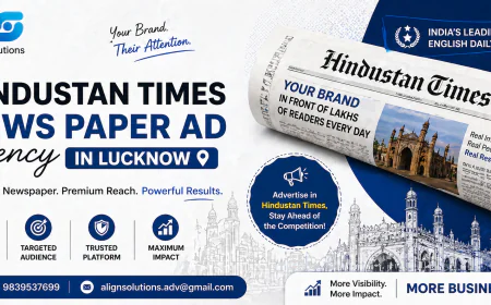 Best Hindustan Times Newspaper Ad Agency in Lucknow