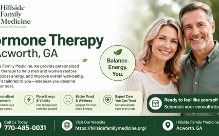 How Hormone Therapy Supports Men’s and Women’s Health in Acworth, GA?