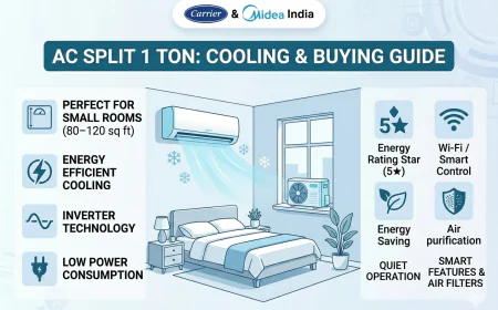 AC Split 1 Ton: Complete Guide to Cooling, Features & Buying Tips
