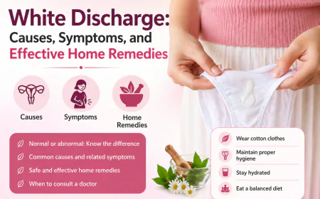 White Discharge: Causes, Symptoms, and Effective Home Remedies