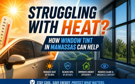 Struggling with Heat? How Window Tint in Manassas Can Help