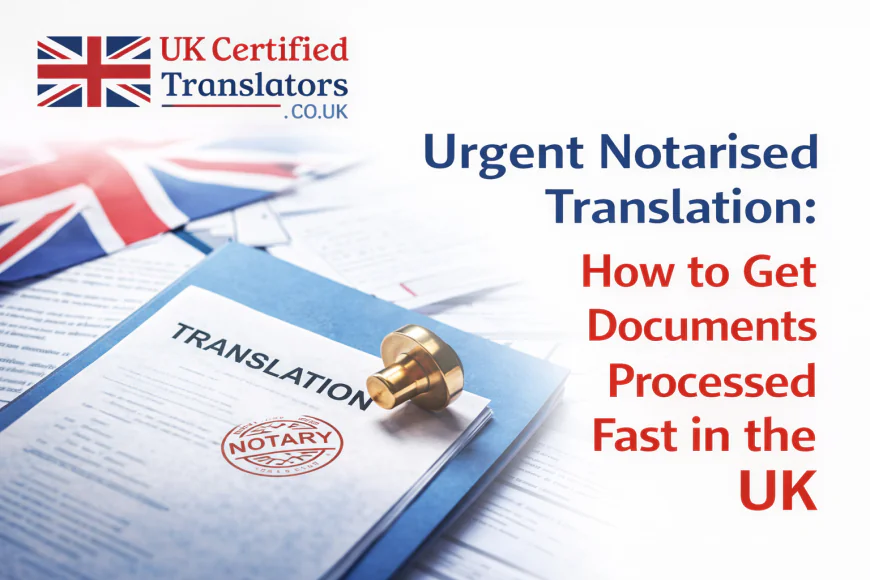 Urgent Notarised Translation: How to Get Documents Processed Fast in the UK