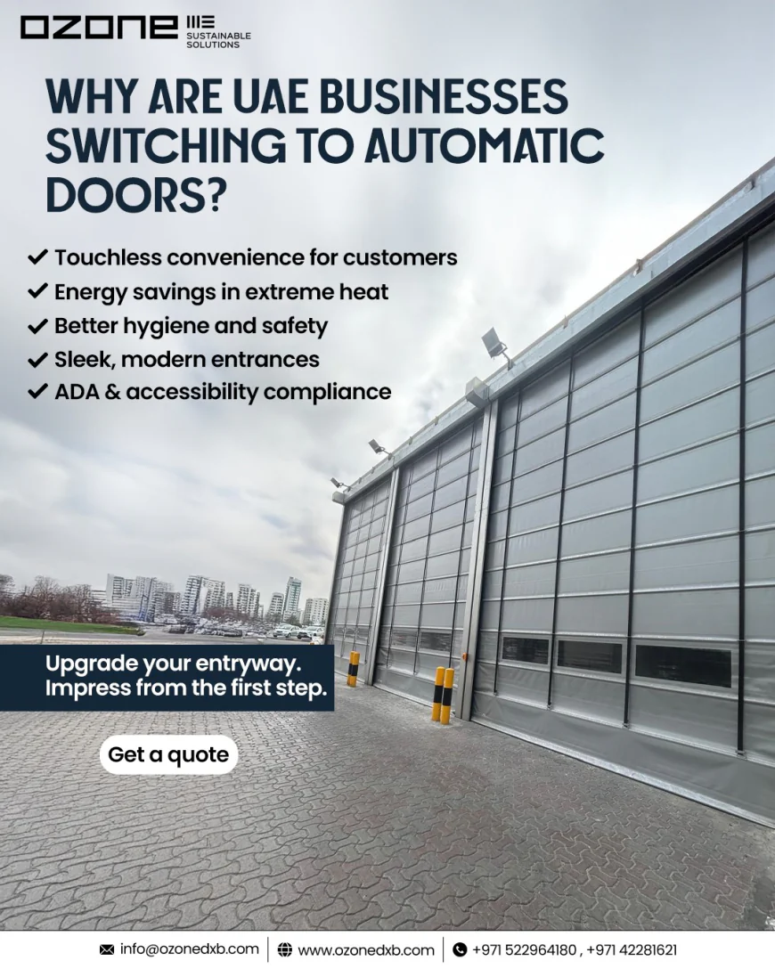 Types of Automatic Doors Commonly Used in Dubai Buildings