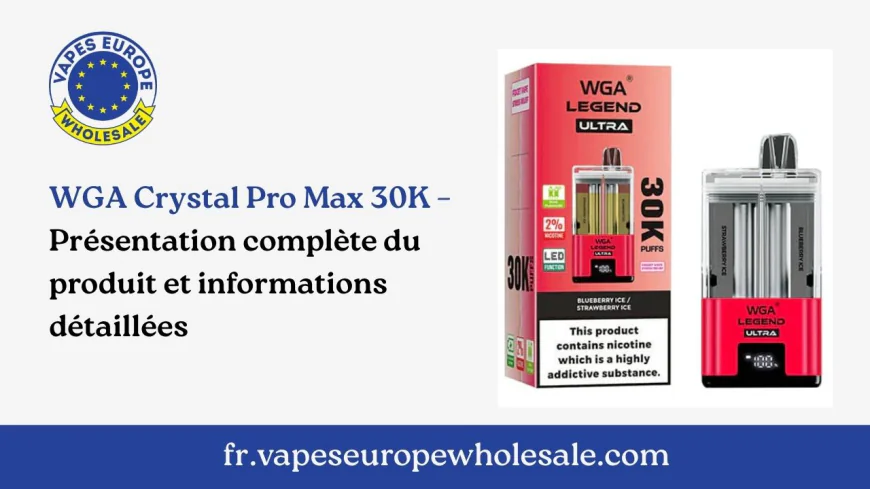 WGA Crystal Pro Max 30K – Présentation complète du produit et informations détaillées