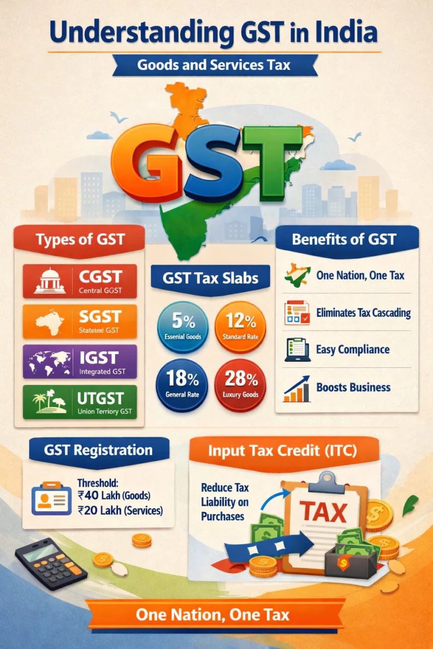 GST in India – Meaning, Types, Benefits & Complete Guide