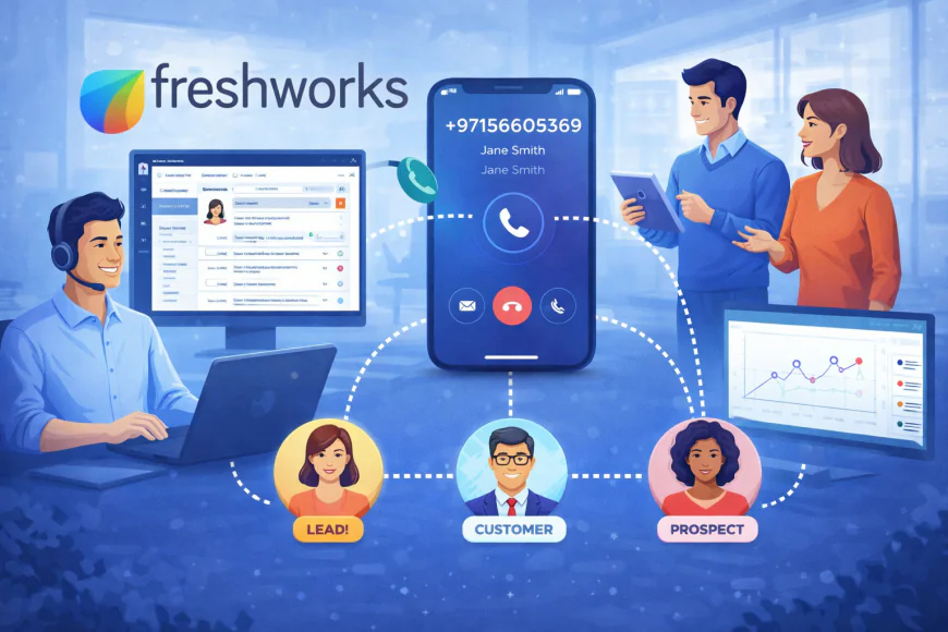 Freshworks + Voice Calling Workflow for Sales Teams