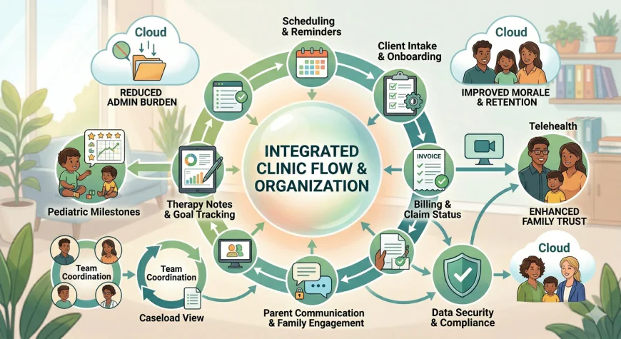 How Do Pediatric Therapy Clinics Stay Organized Without More Admin Stress?