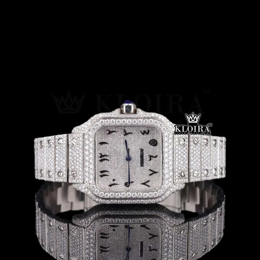 Add timeless charm wearing an elegant Cartier Moissanite Watch today
