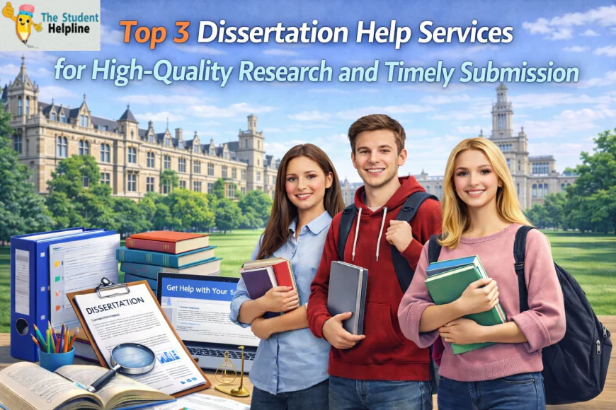 Top 3 Dissertation Help Services for High-Quality Research and Timely Submission