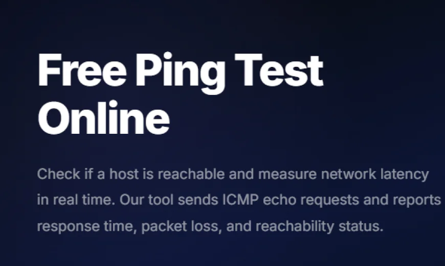 How to Use a Ping Test to Check Network Connectivity