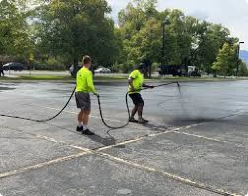 Parking Lot Sealcoating Near Me | Seal coaters Paradise
