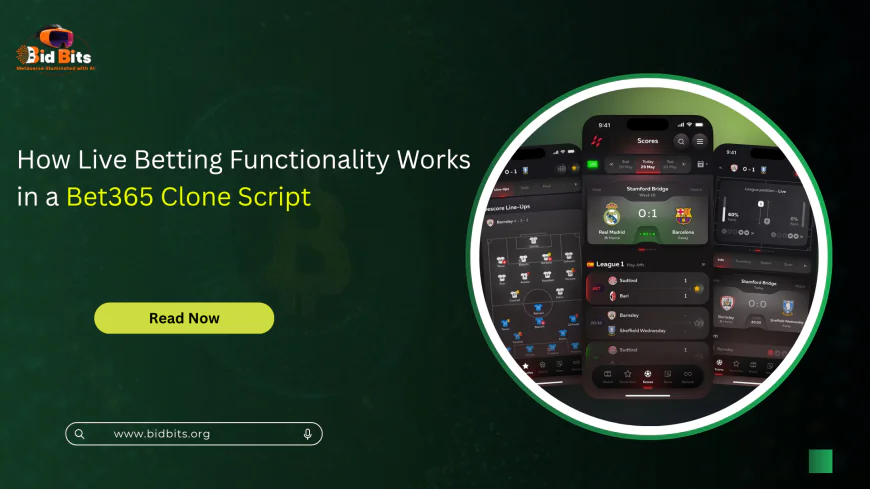 How Live Betting Functionality Works in a Bet365 Clone Script