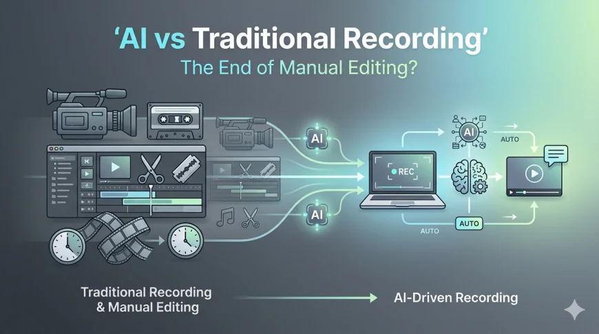 AI Screen Recorder vs Traditional Recording: Why Manual Editing Is Becoming Obsolete