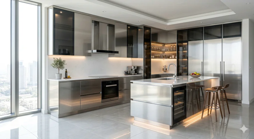 SS Modular Kitchen: Sturdy, Chic, and Contemporary Kitchen Design