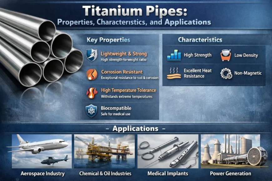 Titanium Pipes: Properties, Characteristics, and Applications