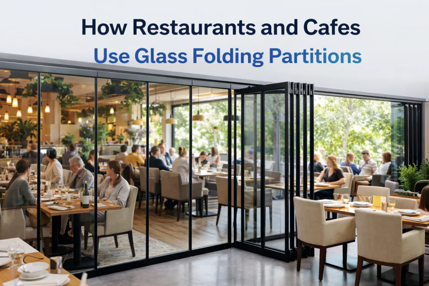 How Restaurants and Cafes Use Glass Folding Partitions