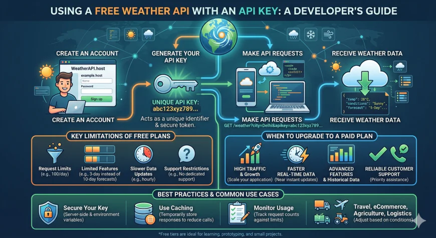 Can You Use a Free Weather API with an API Key?