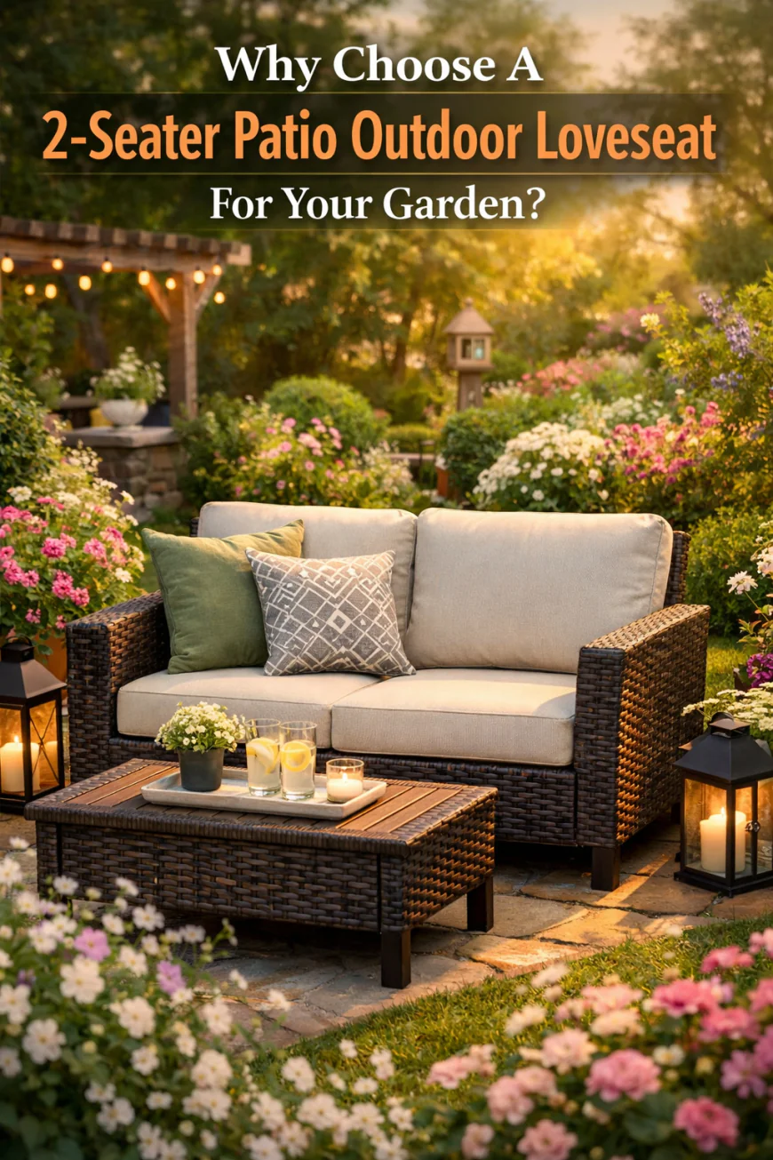 Why Choose A 2-Seater Patio Outdoor Loveseat For Your Garden?
