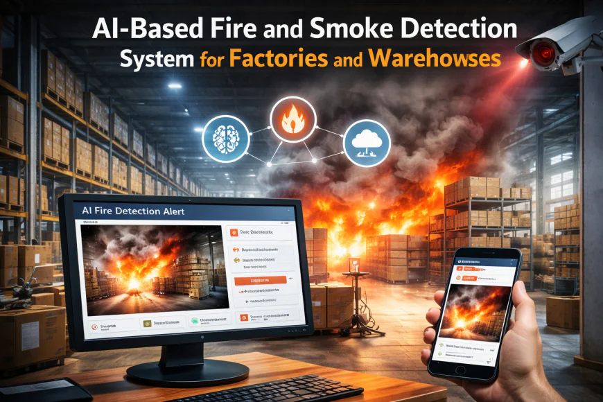 AI-Based Fire and Smoke Detection System for Factories and Warehouses