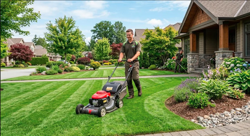 Sustainable Lushness: Electric Lawn Mowing Service Vancouver