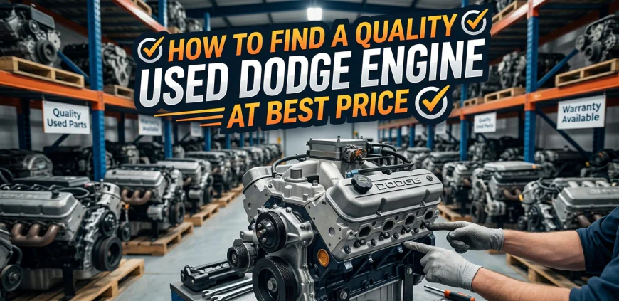 How to Find a Quality Used Dodge Engine at Best Price