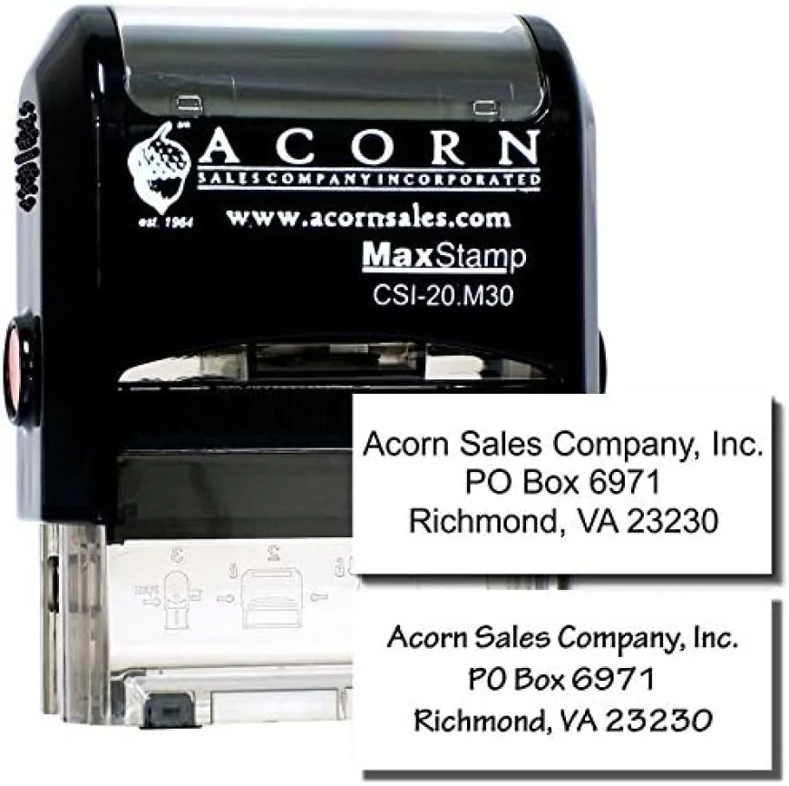 The Modern Envelope: Why the 3-Line Self-Inking Address Stamp is an Office Essential