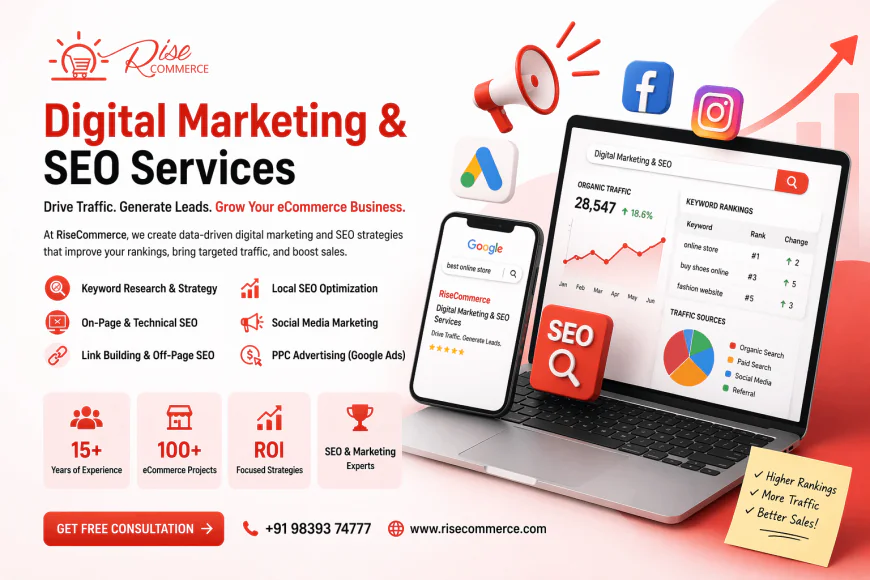Grow Faster with Professional Digital Marketing & SEO Services - RiseCommerce Solutions