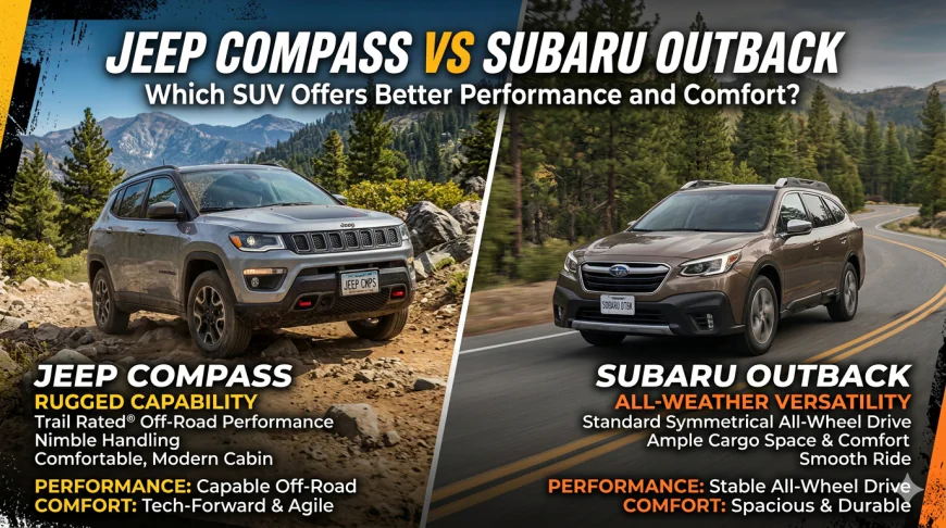 Jeep Compass vs Subaru Outback: Which SUV Offers Better Performance and Comfort?